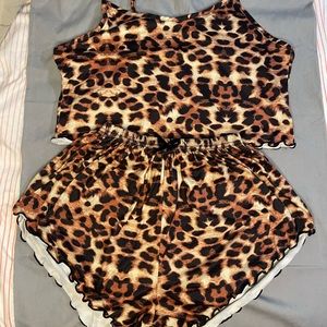 SHEIN, pyjama set, Size: S for both top & bottom.